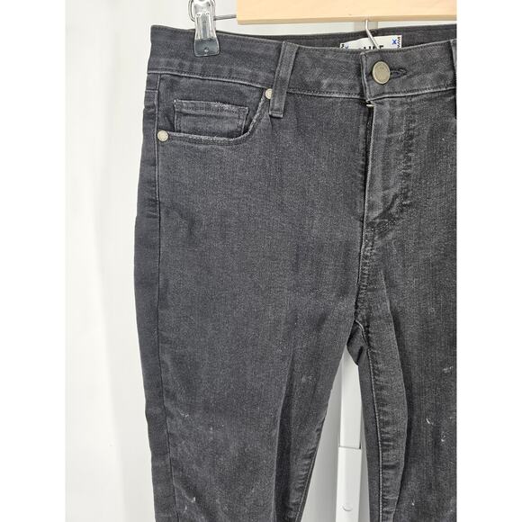 Paige Women's Black Cotton Blend Mid-Rise Verdugo Ankle Skinny Jeans Size 29 - Picture 4 of 6